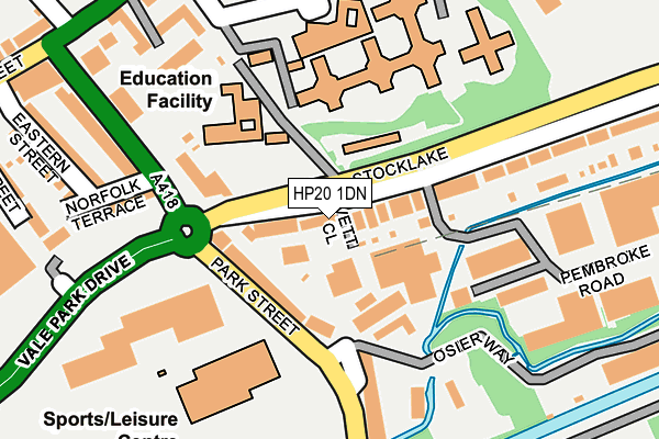 HP20 1DN map - OS OpenMap – Local (Ordnance Survey)
