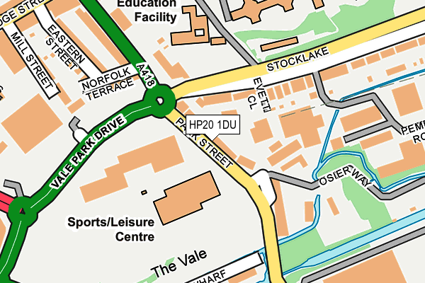 HP20 1DU map - OS OpenMap – Local (Ordnance Survey)