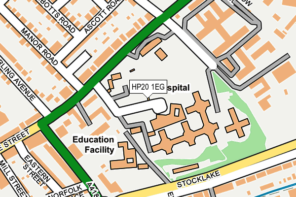HP20 1EG map - OS OpenMap – Local (Ordnance Survey)