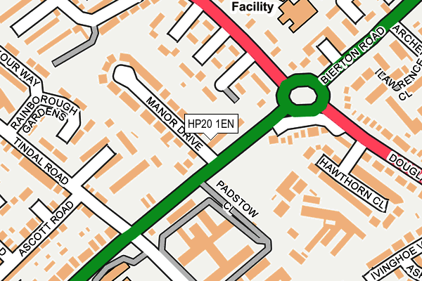 HP20 1EN map - OS OpenMap – Local (Ordnance Survey)