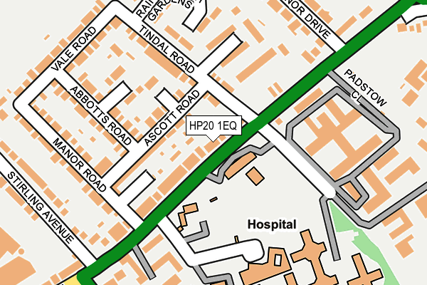 HP20 1EQ map - OS OpenMap – Local (Ordnance Survey)