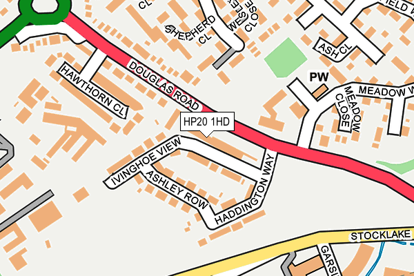 HP20 1HD map - OS OpenMap – Local (Ordnance Survey)