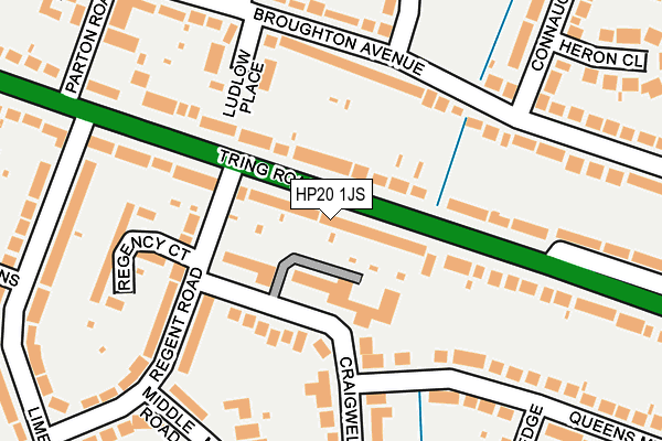 HP20 1JS map - OS OpenMap – Local (Ordnance Survey)
