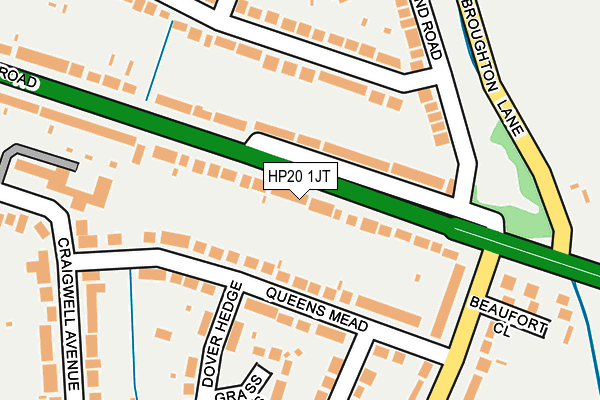 HP20 1JT map - OS OpenMap – Local (Ordnance Survey)