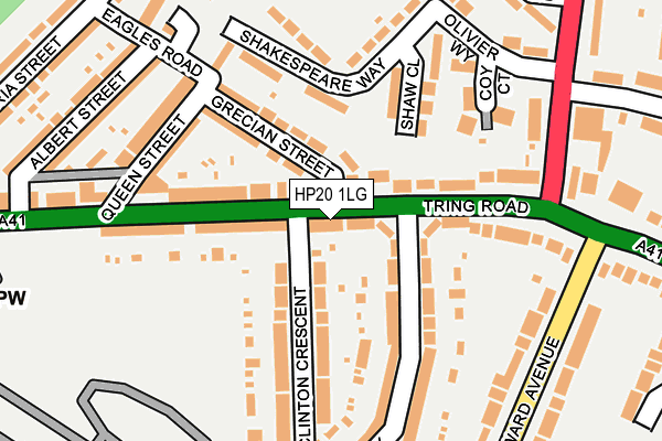 HP20 1LG map - OS OpenMap – Local (Ordnance Survey)