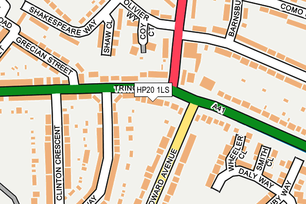 HP20 1LS map - OS OpenMap – Local (Ordnance Survey)