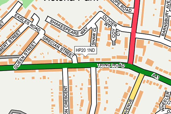 HP20 1ND map - OS OpenMap – Local (Ordnance Survey)