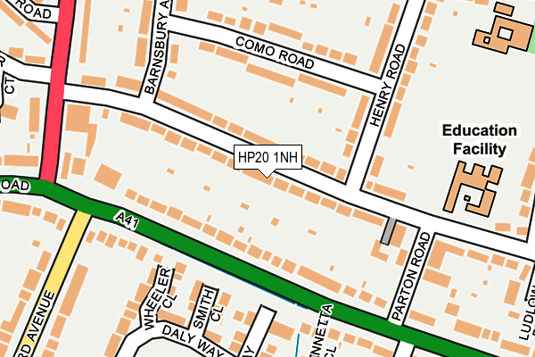 HP20 1NH map - OS OpenMap – Local (Ordnance Survey)