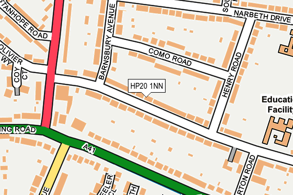 HP20 1NN map - OS OpenMap – Local (Ordnance Survey)