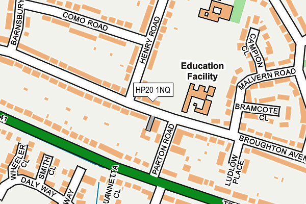 HP20 1NQ map - OS OpenMap – Local (Ordnance Survey)