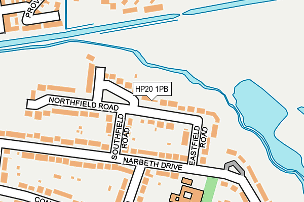 HP20 1PB map - OS OpenMap – Local (Ordnance Survey)