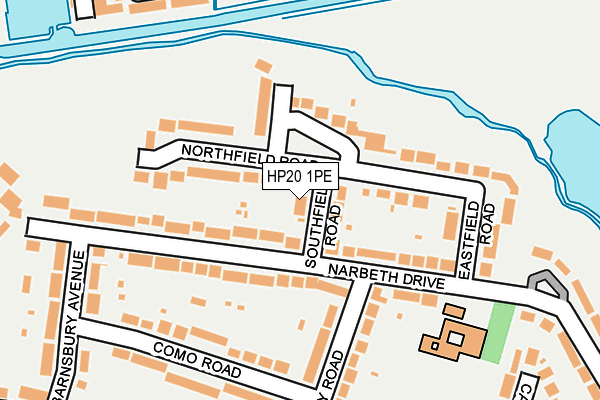 HP20 1PE map - OS OpenMap – Local (Ordnance Survey)