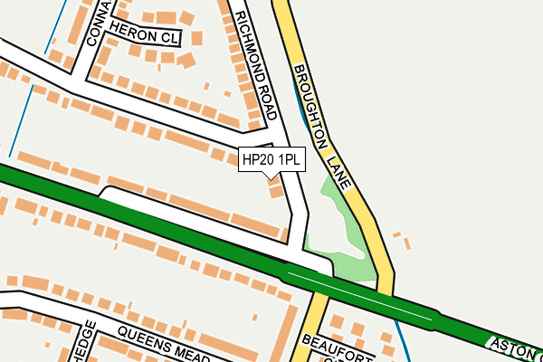 HP20 1PL map - OS OpenMap – Local (Ordnance Survey)