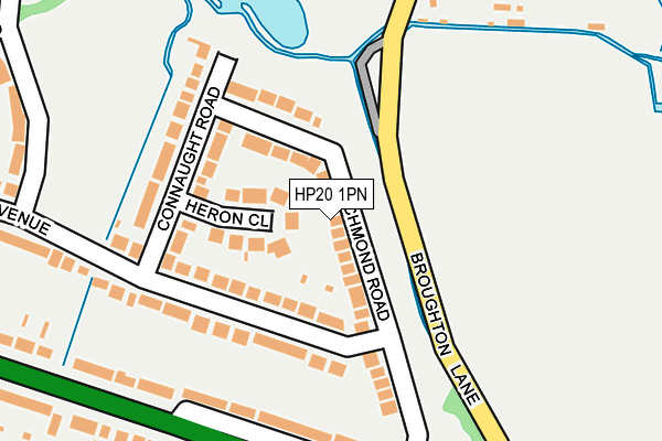 HP20 1PN map - OS OpenMap – Local (Ordnance Survey)