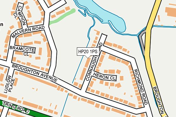 HP20 1PS map - OS OpenMap – Local (Ordnance Survey)