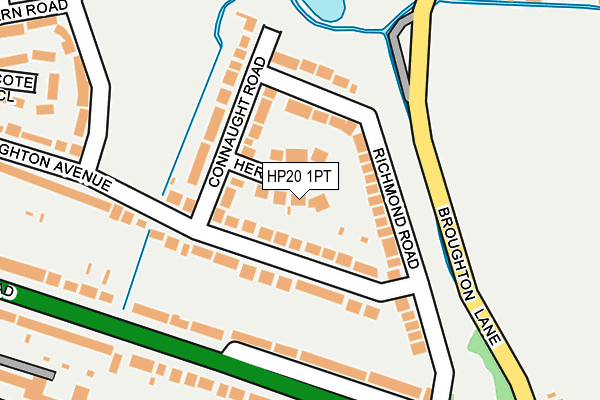 HP20 1PT map - OS OpenMap – Local (Ordnance Survey)
