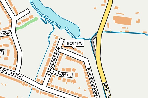 HP20 1PW map - OS OpenMap – Local (Ordnance Survey)