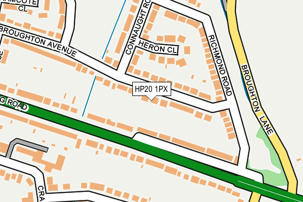 HP20 1PX map - OS OpenMap – Local (Ordnance Survey)