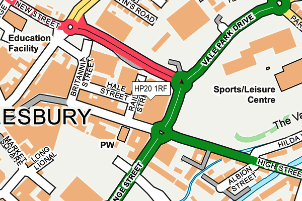 HP20 1RF map - OS OpenMap – Local (Ordnance Survey)