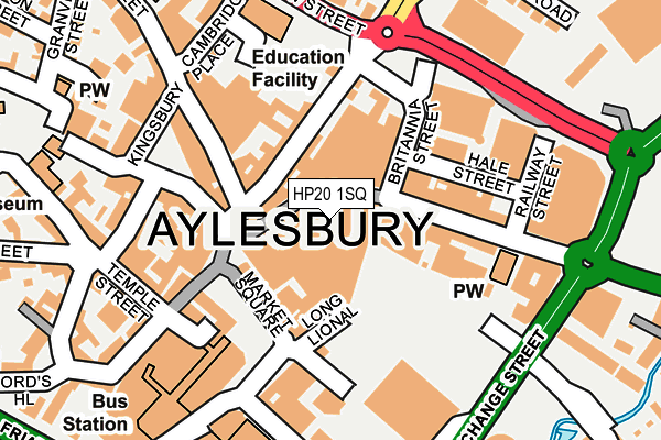 HP20 1SQ map - OS OpenMap – Local (Ordnance Survey)