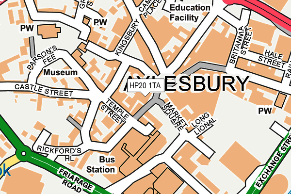 HP20 1TA map - OS OpenMap – Local (Ordnance Survey)