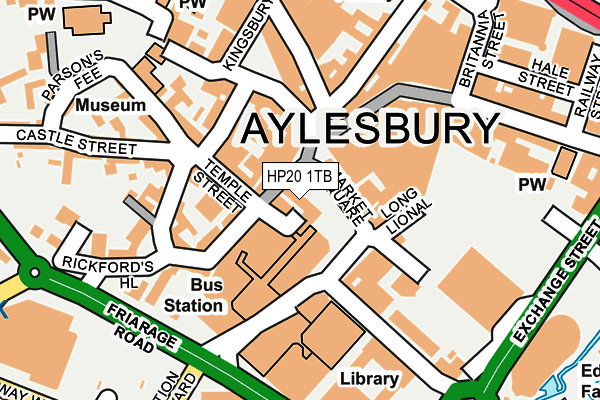 HP20 1TB map - OS OpenMap – Local (Ordnance Survey)