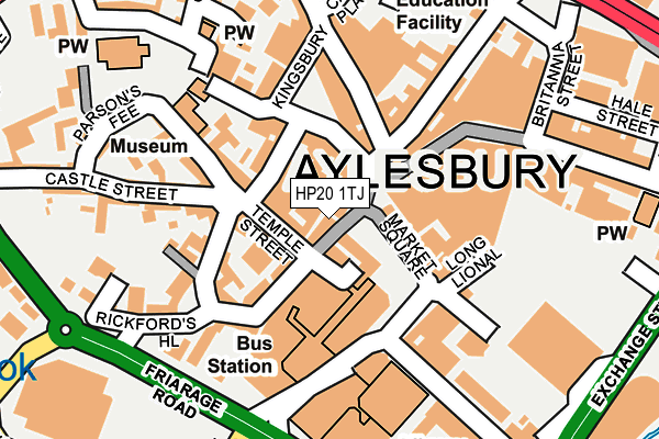 HP20 1TJ map - OS OpenMap – Local (Ordnance Survey)