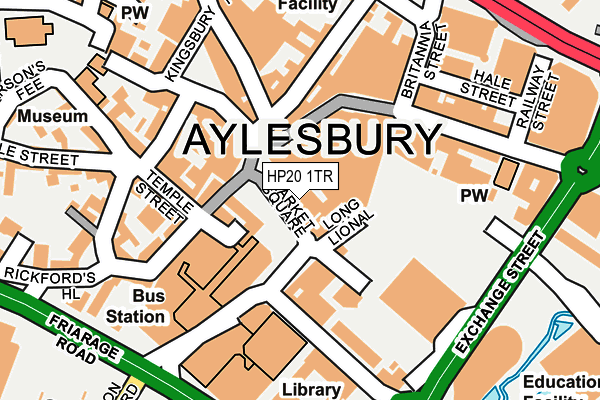 HP20 1TR map - OS OpenMap – Local (Ordnance Survey)