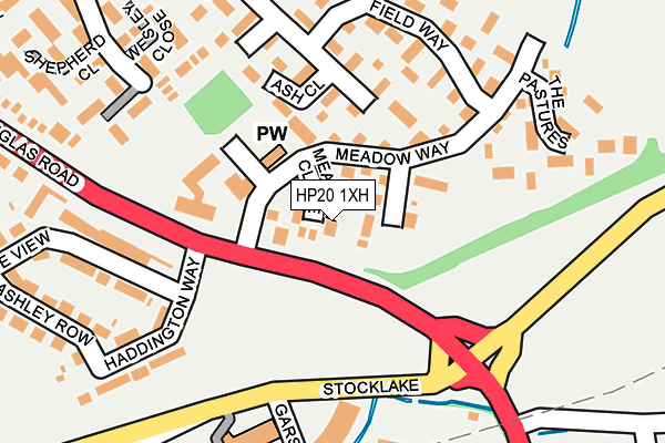 HP20 1XH map - OS OpenMap – Local (Ordnance Survey)