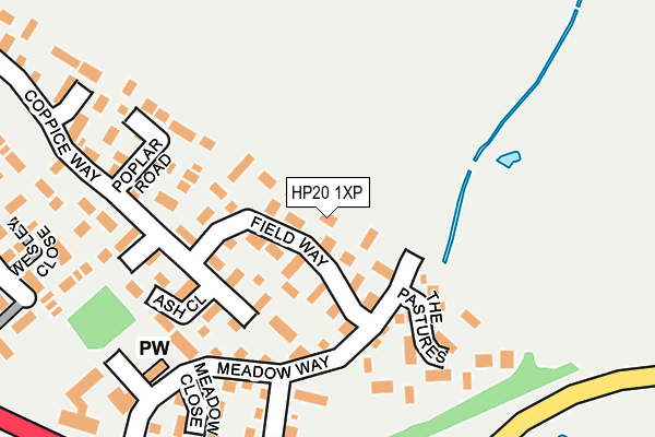 HP20 1XP map - OS OpenMap – Local (Ordnance Survey)