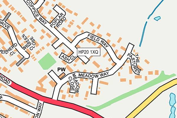 HP20 1XQ map - OS OpenMap – Local (Ordnance Survey)