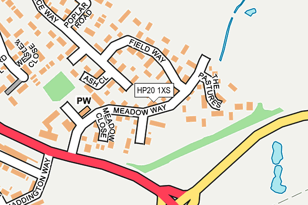 HP20 1XS map - OS OpenMap – Local (Ordnance Survey)
