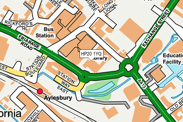 HP20 1YQ map - OS OpenMap – Local (Ordnance Survey)