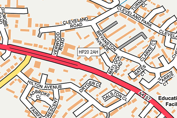 HP20 2AH map - OS OpenMap – Local (Ordnance Survey)