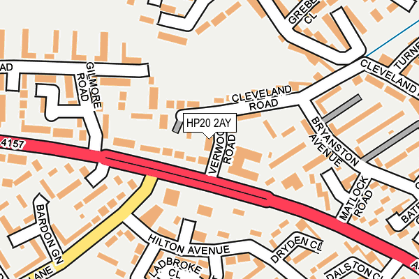 HP20 2AY map - OS OpenMap – Local (Ordnance Survey)