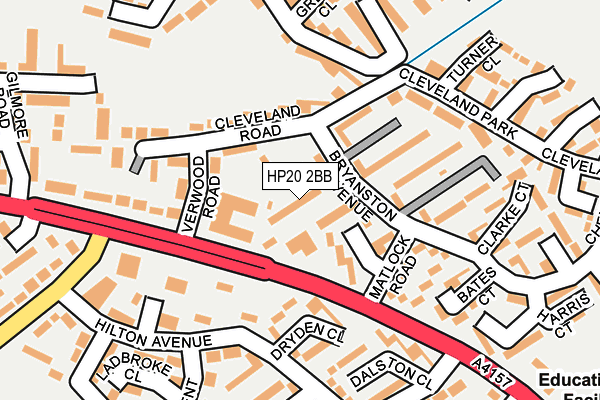 HP20 2BB map - OS OpenMap – Local (Ordnance Survey)