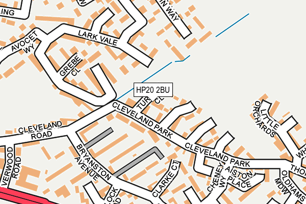 HP20 2BU map - OS OpenMap – Local (Ordnance Survey)