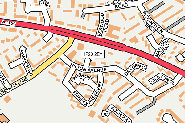HP20 2EY map - OS OpenMap – Local (Ordnance Survey)