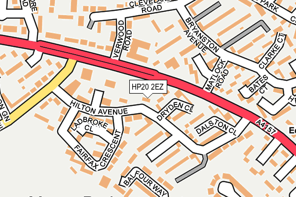 HP20 2EZ map - OS OpenMap – Local (Ordnance Survey)