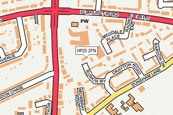 HP20 2FN map - OS OpenMap – Local (Ordnance Survey)