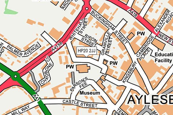 HP20 2JJ map - OS OpenMap – Local (Ordnance Survey)