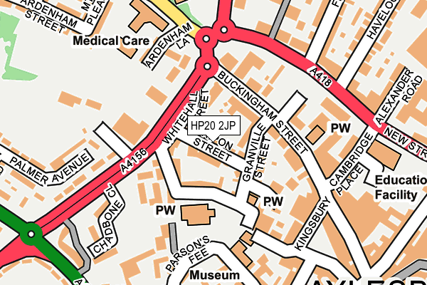 HP20 2JP map - OS OpenMap – Local (Ordnance Survey)