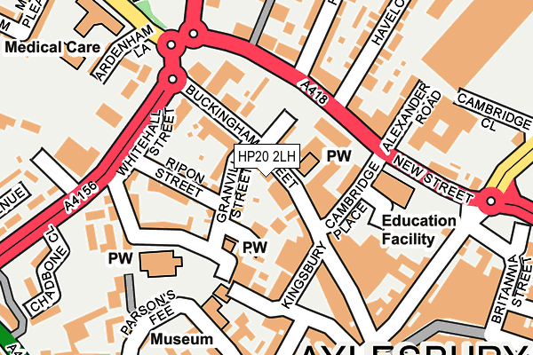 HP20 2LH map - OS OpenMap – Local (Ordnance Survey)