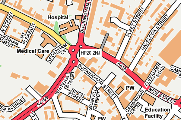 HP20 2NJ map - OS OpenMap – Local (Ordnance Survey)