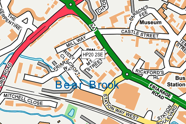 HP20 2SE map - OS OpenMap – Local (Ordnance Survey)