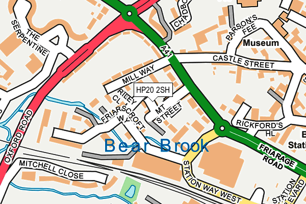 HP20 2SH map - OS OpenMap – Local (Ordnance Survey)