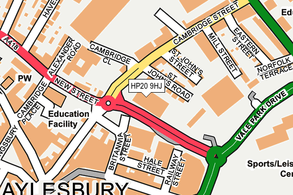 HP20 9HJ map - OS OpenMap – Local (Ordnance Survey)