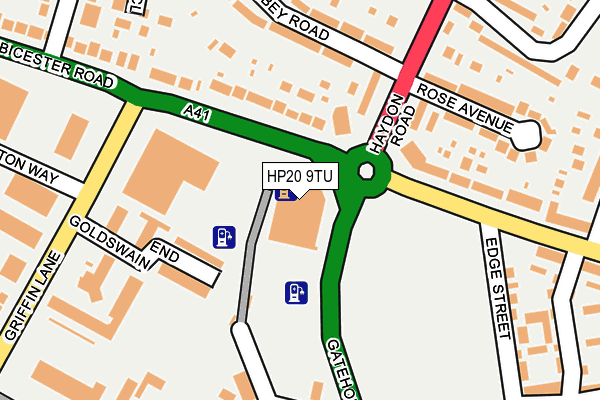 HP20 9TU map - OS OpenMap – Local (Ordnance Survey)