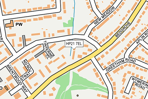 HP21 7EL map - OS OpenMap – Local (Ordnance Survey)