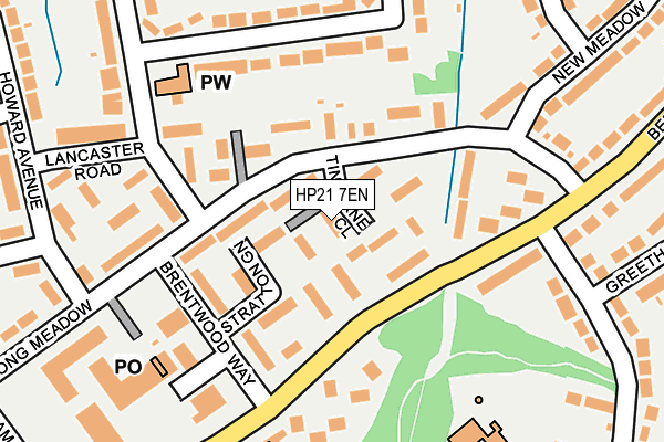 HP21 7EN map - OS OpenMap – Local (Ordnance Survey)